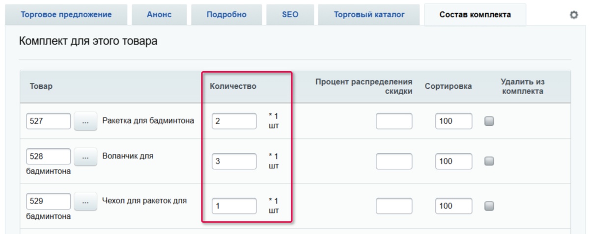 INRAISE: Торговые предложения с комплектами INRAISE: Торговые предложения с комплектами