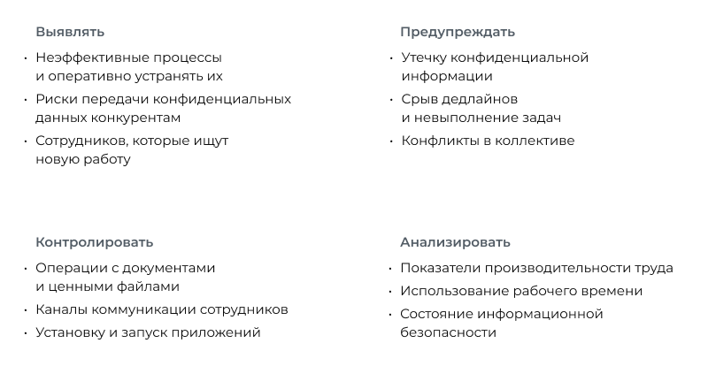 ИНСАЙДЕР - система мониторинга, контроля и комплексной оценки эффективности работы персонала ИНСАЙДЕР - система мониторинга, контроля и комплексной оценки эффективности работы персонала