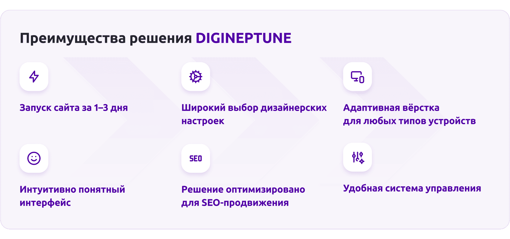 Имиджевый промо-сайт DIGINEPTUNE Имиджевый промо-сайт DIGINEPTUNE