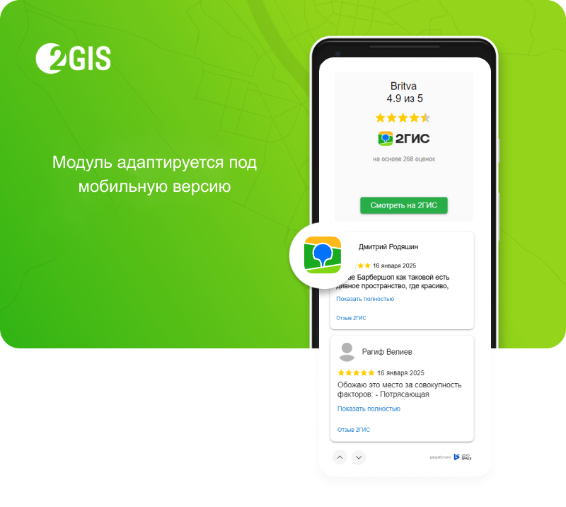 Отзывы с 2ГИС на сайт Отзывы с 2ГИС на сайт